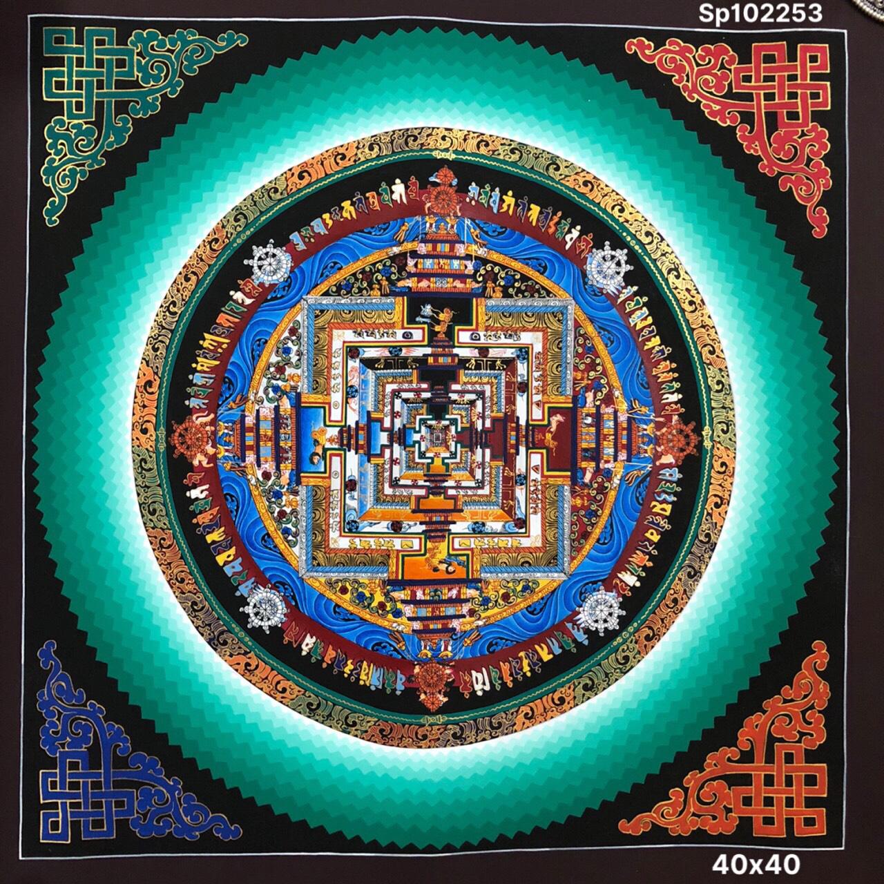 TRANH MADALA VẼ TAY NEPAL SIZE 40X40CM ( KHÔNG TÍNH VIỀN)