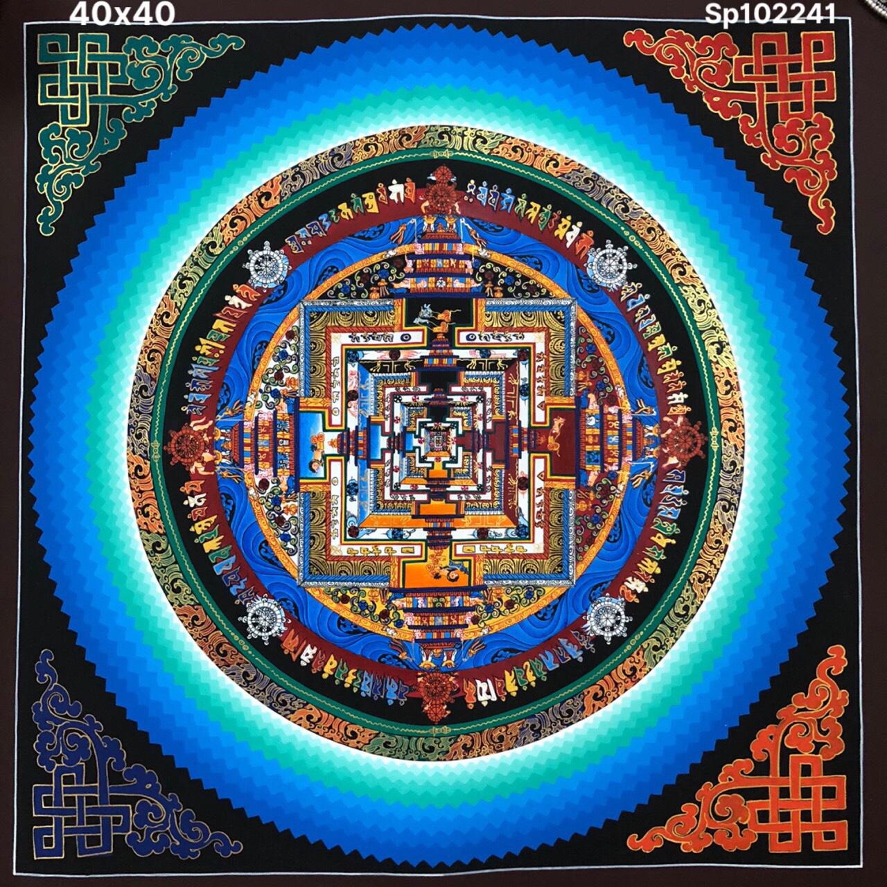 TRANH MADALA VẼ TAY NEPAL SIZE 40X40CM ( KHÔNG TÍNH VIỀN)