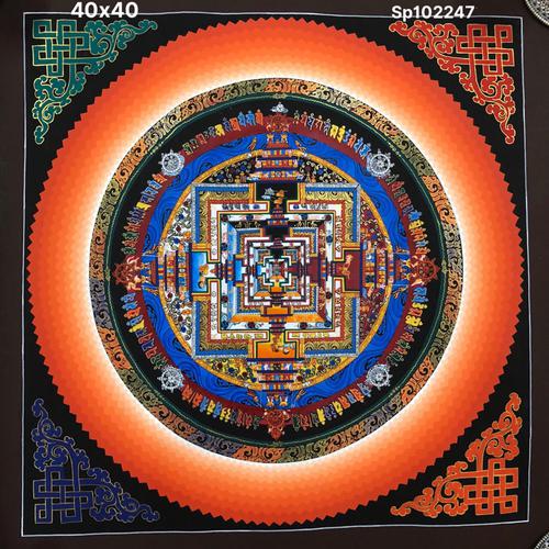 TRANH MADALA VẼ TAY NEPAL SIZE 40X40CM ( KHÔNG TÍNH VIỀN)