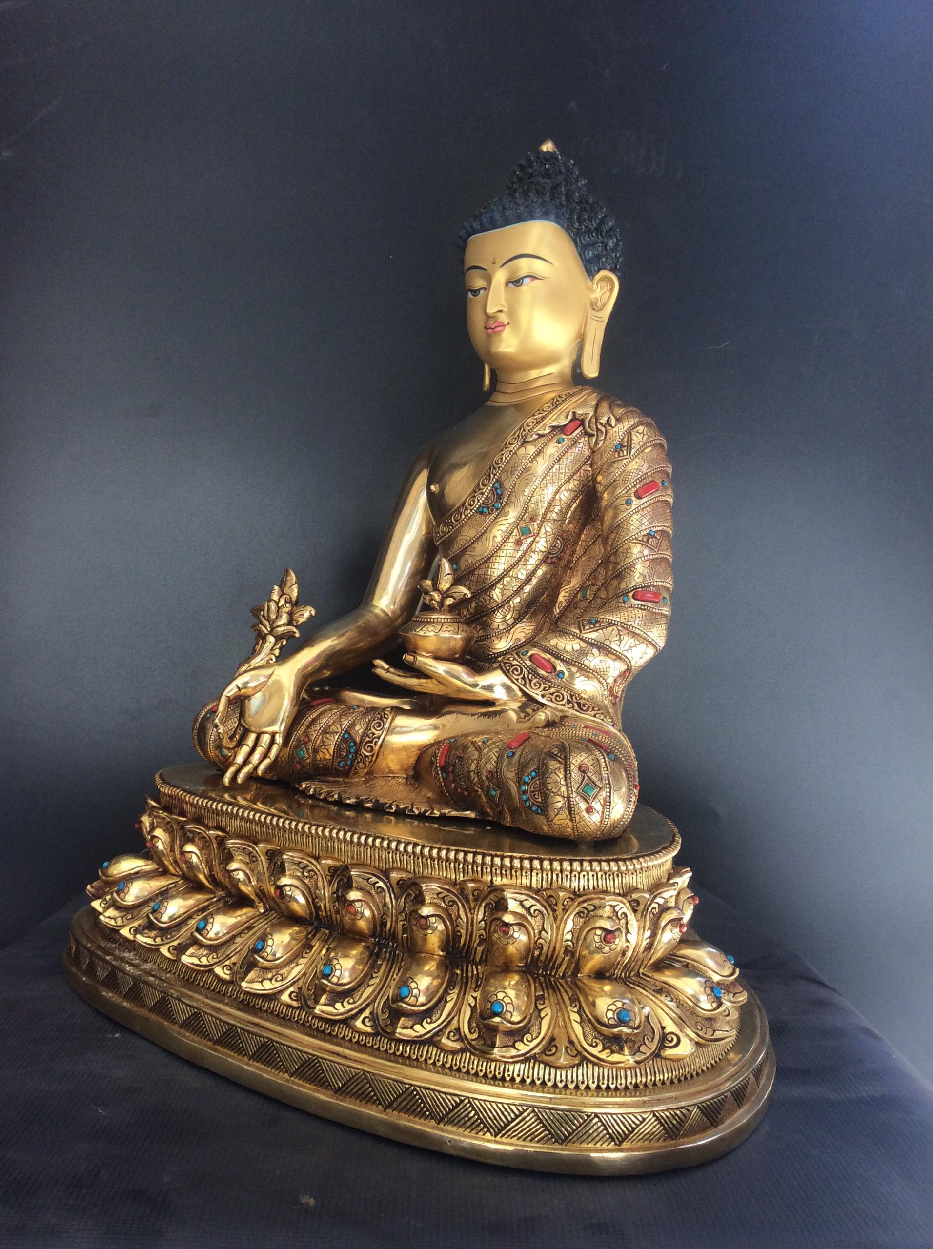 TAM THẾ PHẬT (THÍCH CA - A DI ĐÀ - DƯỢC SƯ) 45CM
