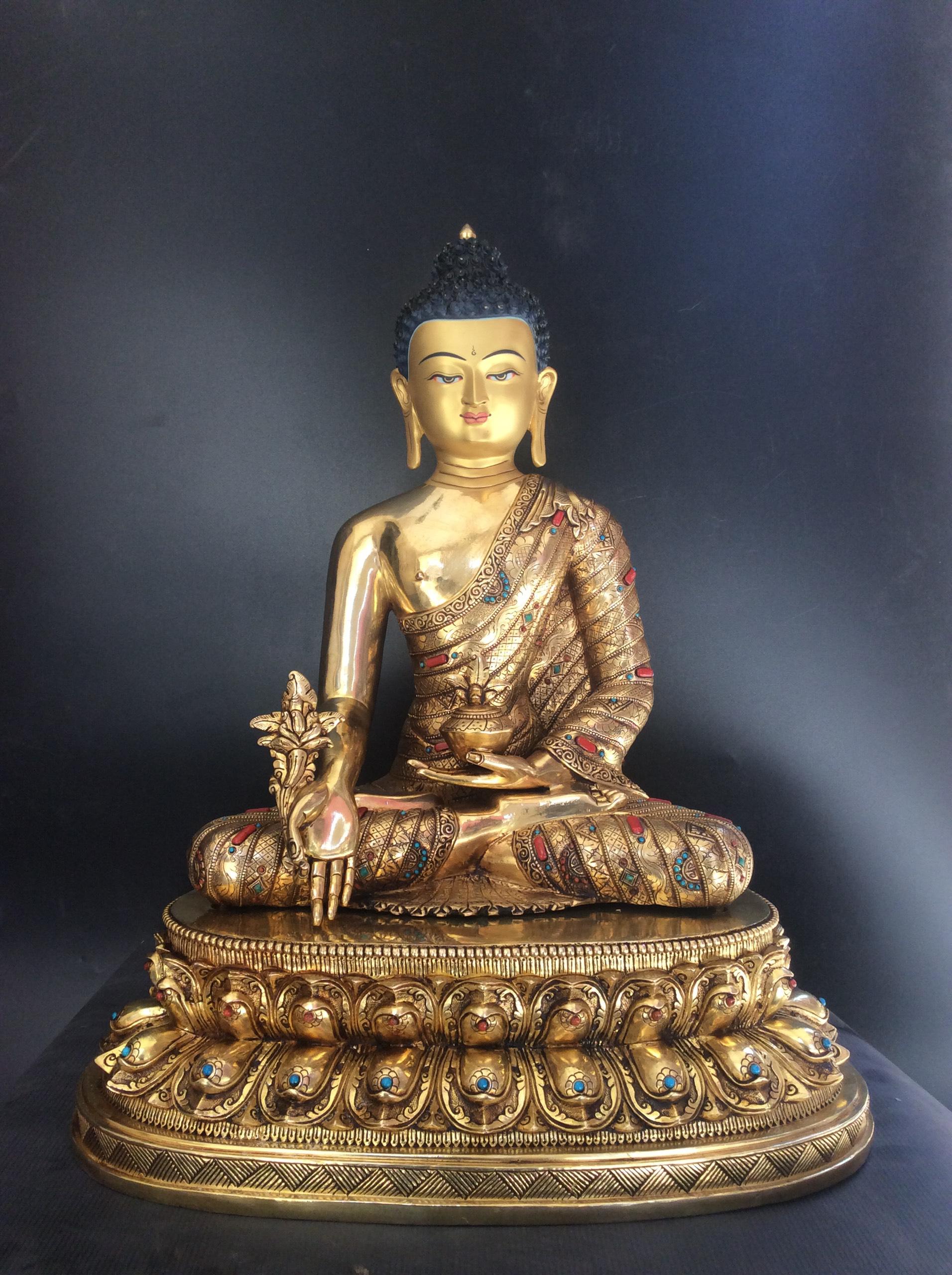 TAM THẾ PHẬT (THÍCH CA - A DI ĐÀ - DƯỢC SƯ) 45CM