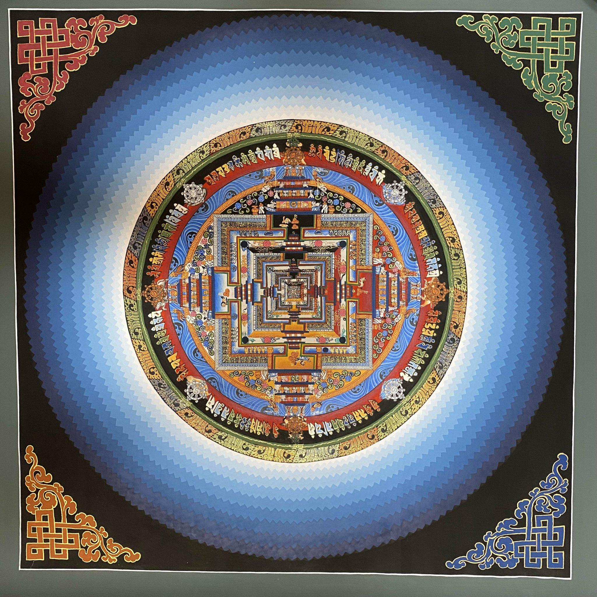 TRANH MANDALA VẼ TAY NEPAL