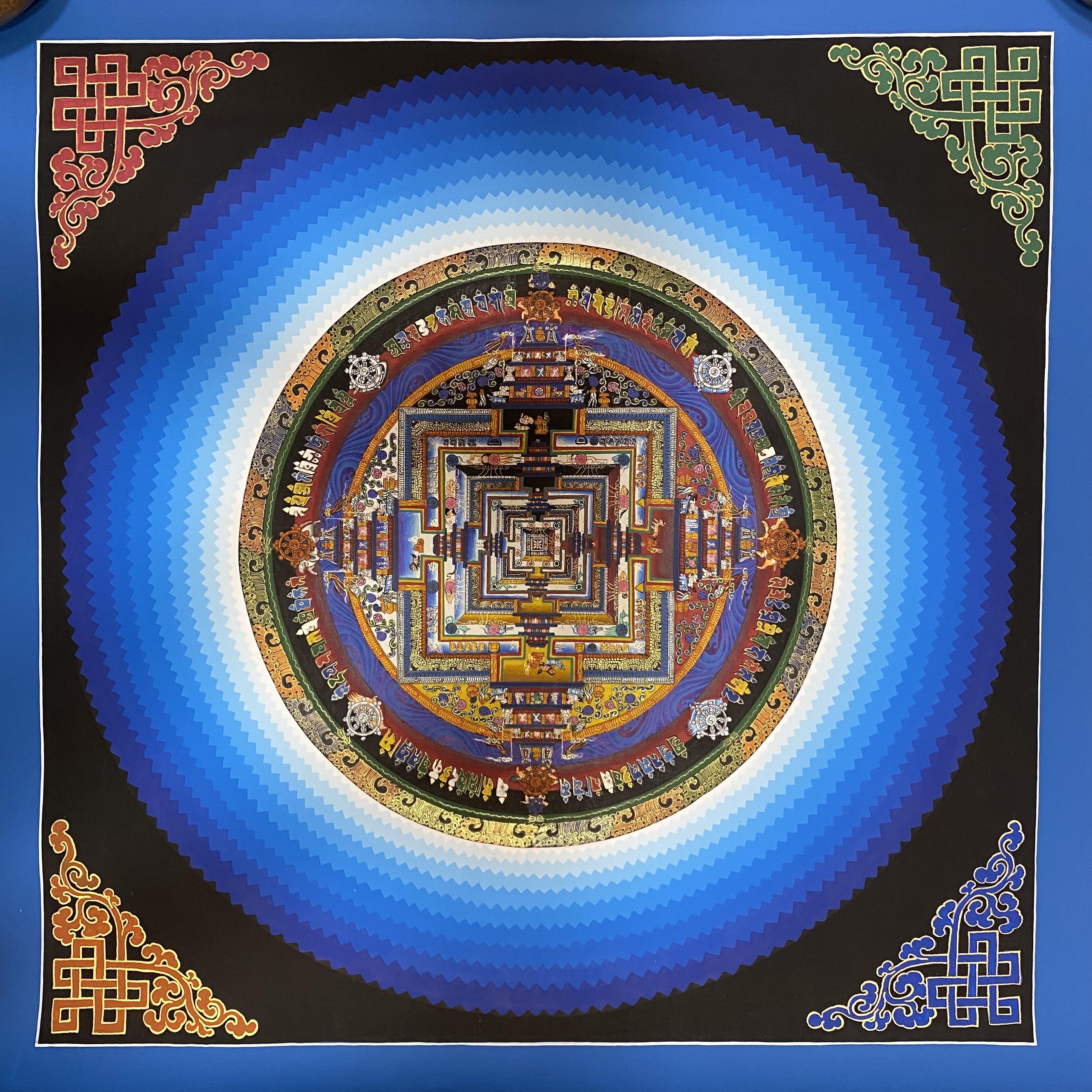 TRANH MANDALA VẼ TAY NEPAL