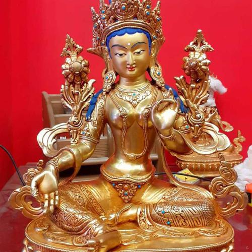 TÔN TƯỢNG TARA XANH 33CM