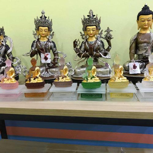 TÔN TƯỢNG ĐỨC PHẬT DƯỢC SƯ LƯU LY THẾP VÀNG 24K 12CM