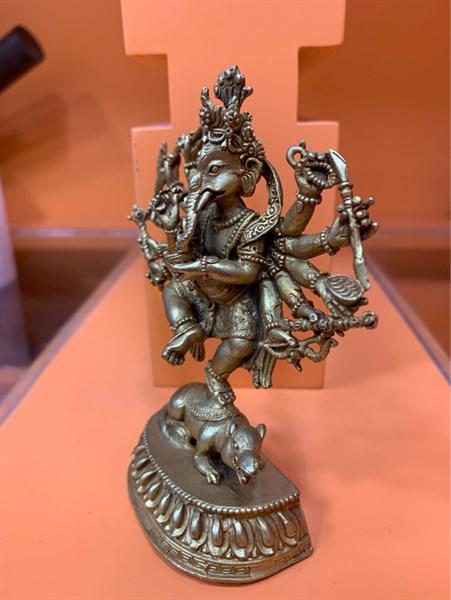 TÔN TƯỢNG GANESHA ĐỒNG NEPAL MINI 10cm