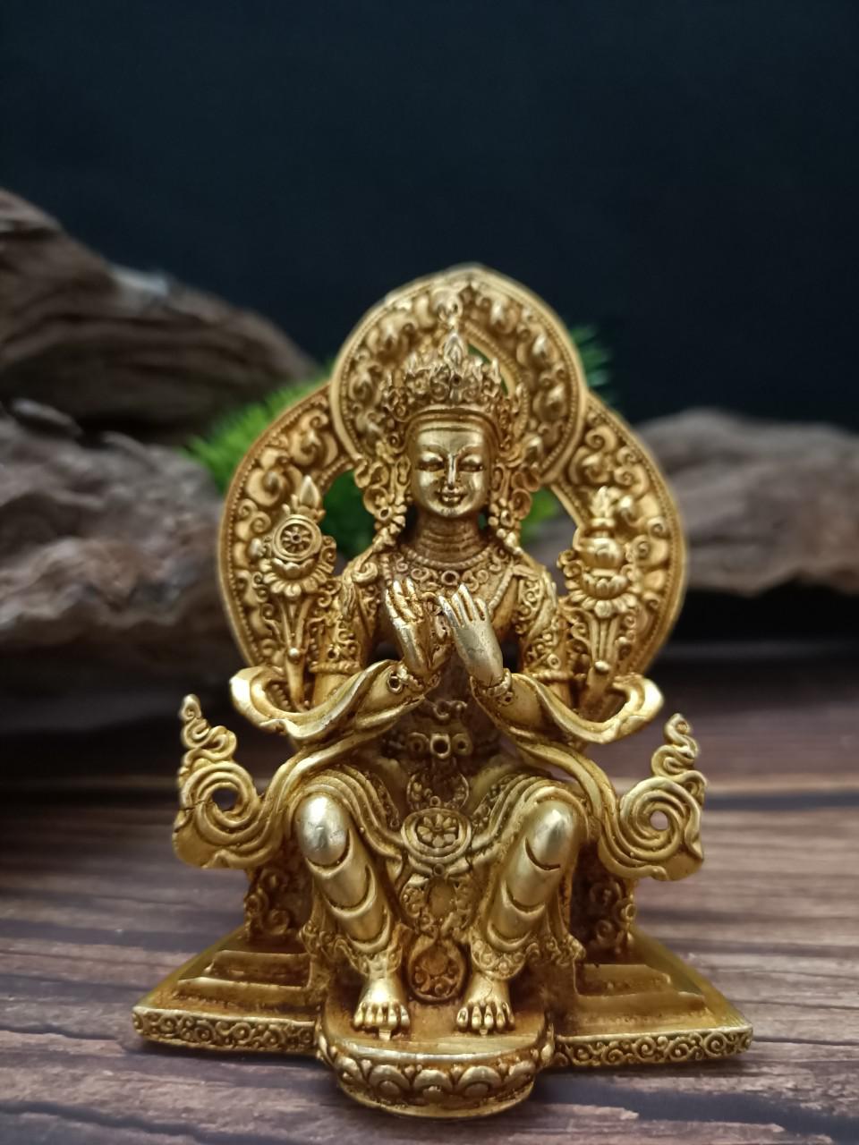 TÔN TƯỢNG NGÀI DI LẶC NEPAL 9CM
