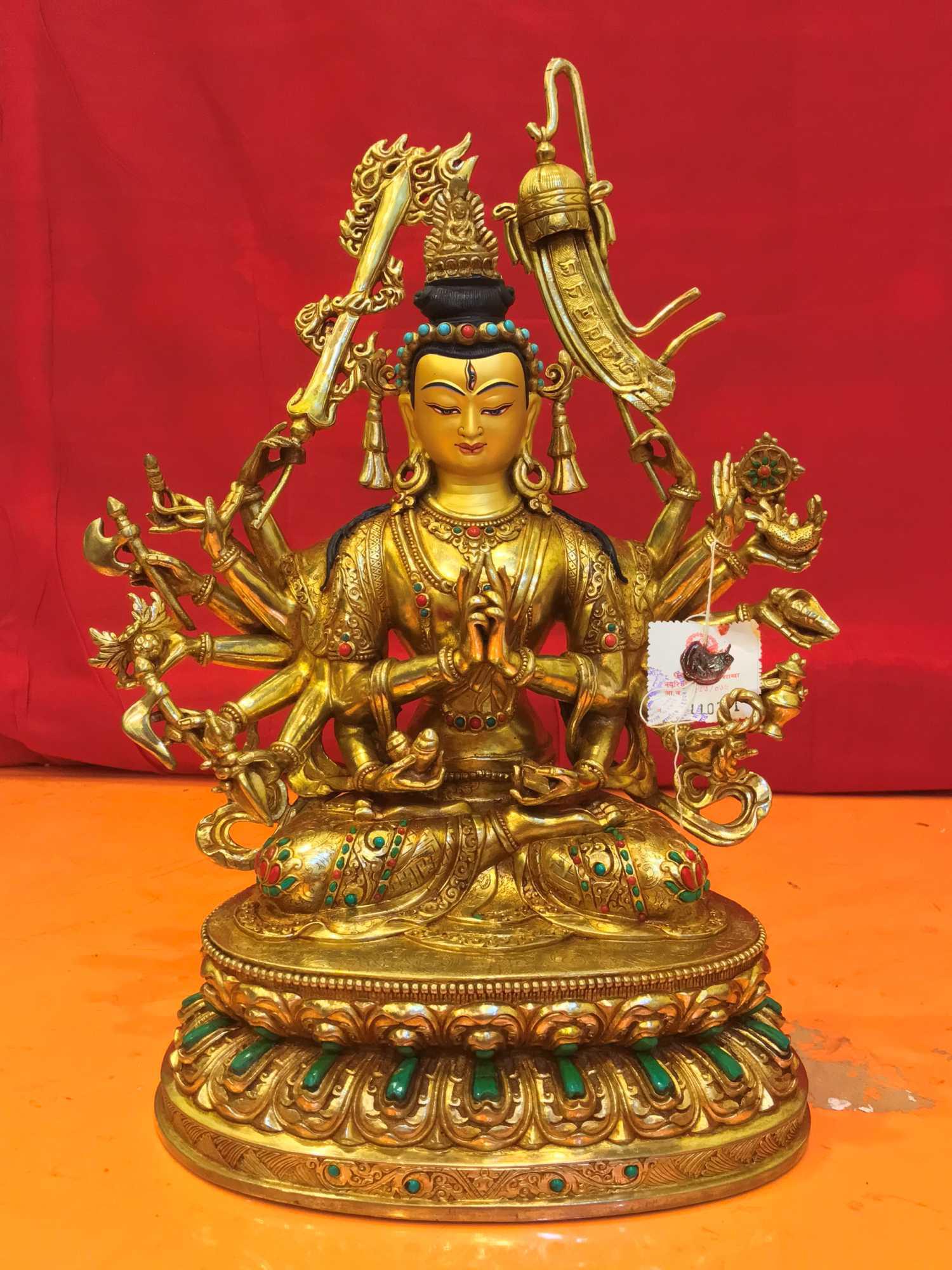 TÔN TƯỢNG CHUẨN ĐỀ NEPAL CAO CẤP 39CM