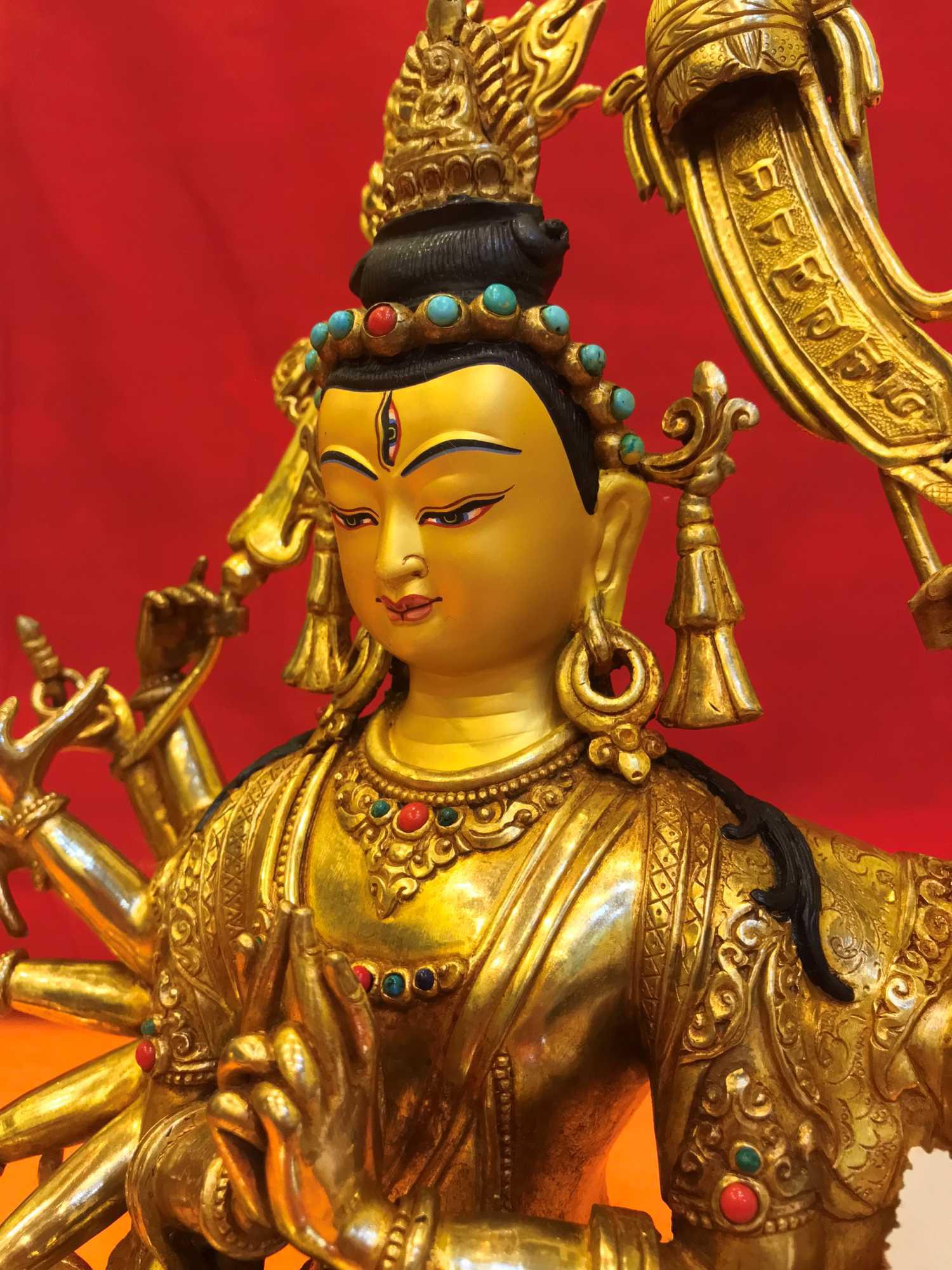 TÔN TƯỢNG CHUẨN ĐỀ NEPAL CAO CẤP 39CM