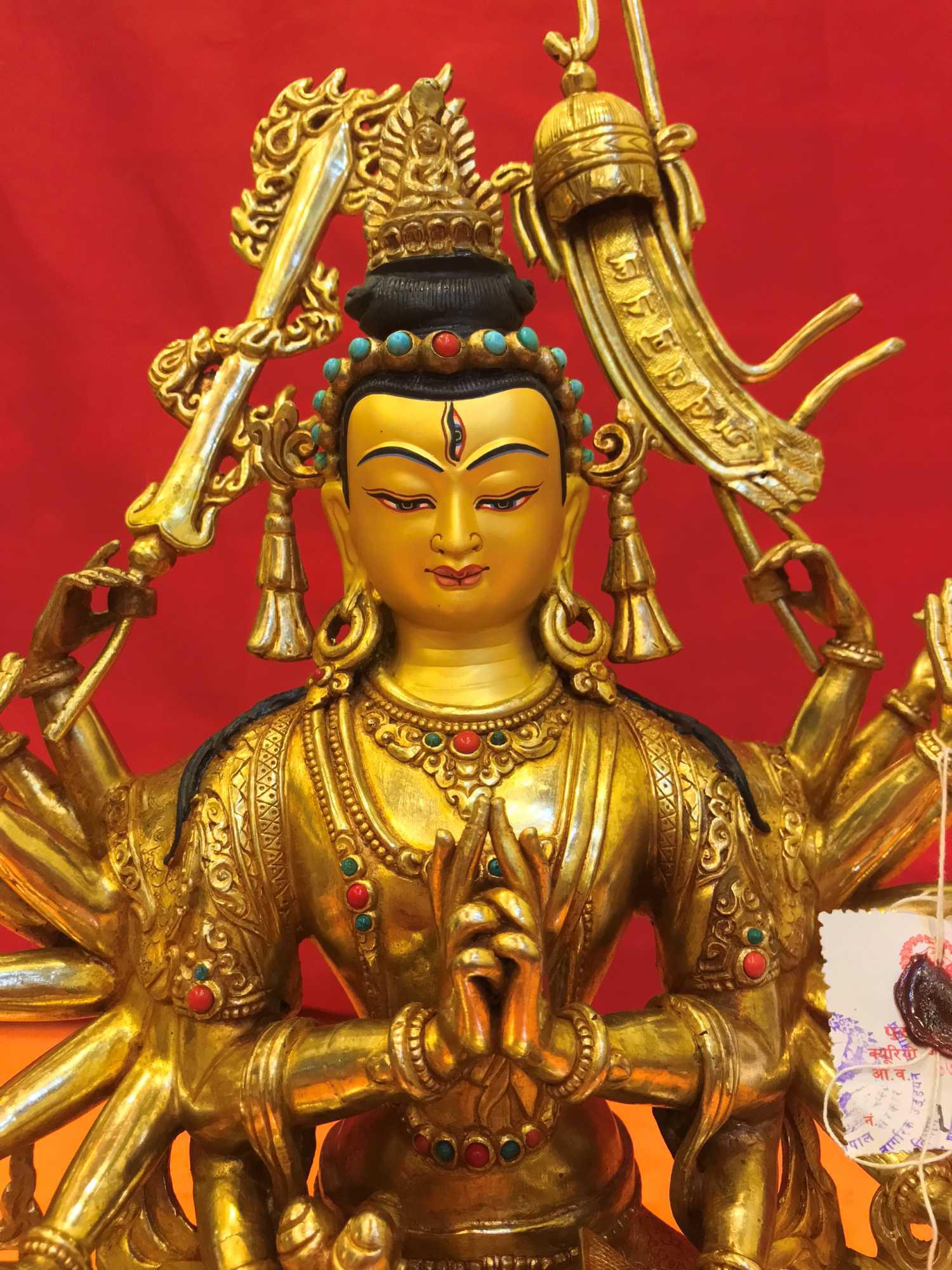 TÔN TƯỢNG CHUẨN ĐỀ NEPAL CAO CẤP 39CM