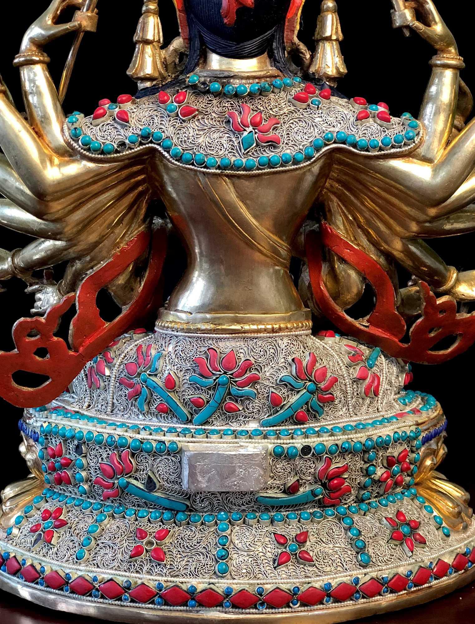 TÔN TƯỢNG CHUẨN ĐỀ CẨN ĐÁ CAO CẤP NEPAL 41CM