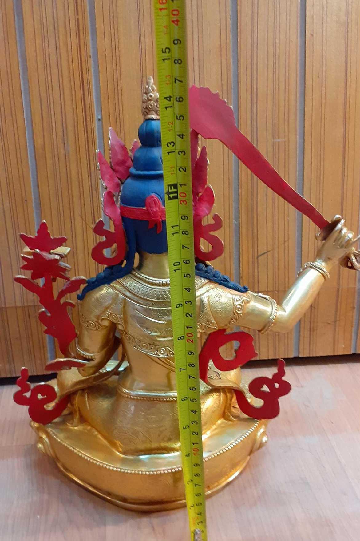 TÔN TƯỢNG VĂN THÙ SƯ LỢI BỒ TÁT NEPAL - 37CM