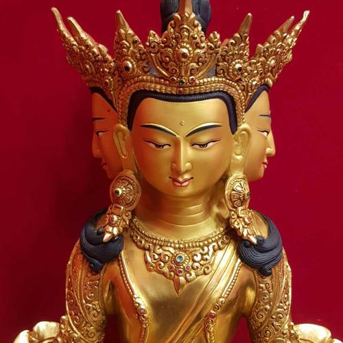 TÔN TƯỢNG ĐẠI NHẬT NHƯ LAI NEPAL 43CM