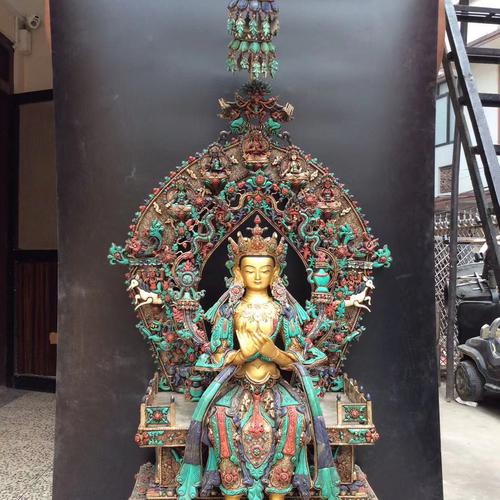 TÔN TƯỢNG NGÀI DI LẶC NEPAL CAO CẤP 107CM