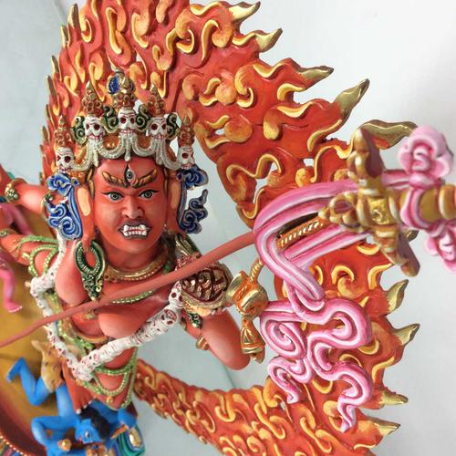 TÔN TƯỢNG DU GIÀ THÁNH NỮ DAKINI TÂY TẠNG 33CM