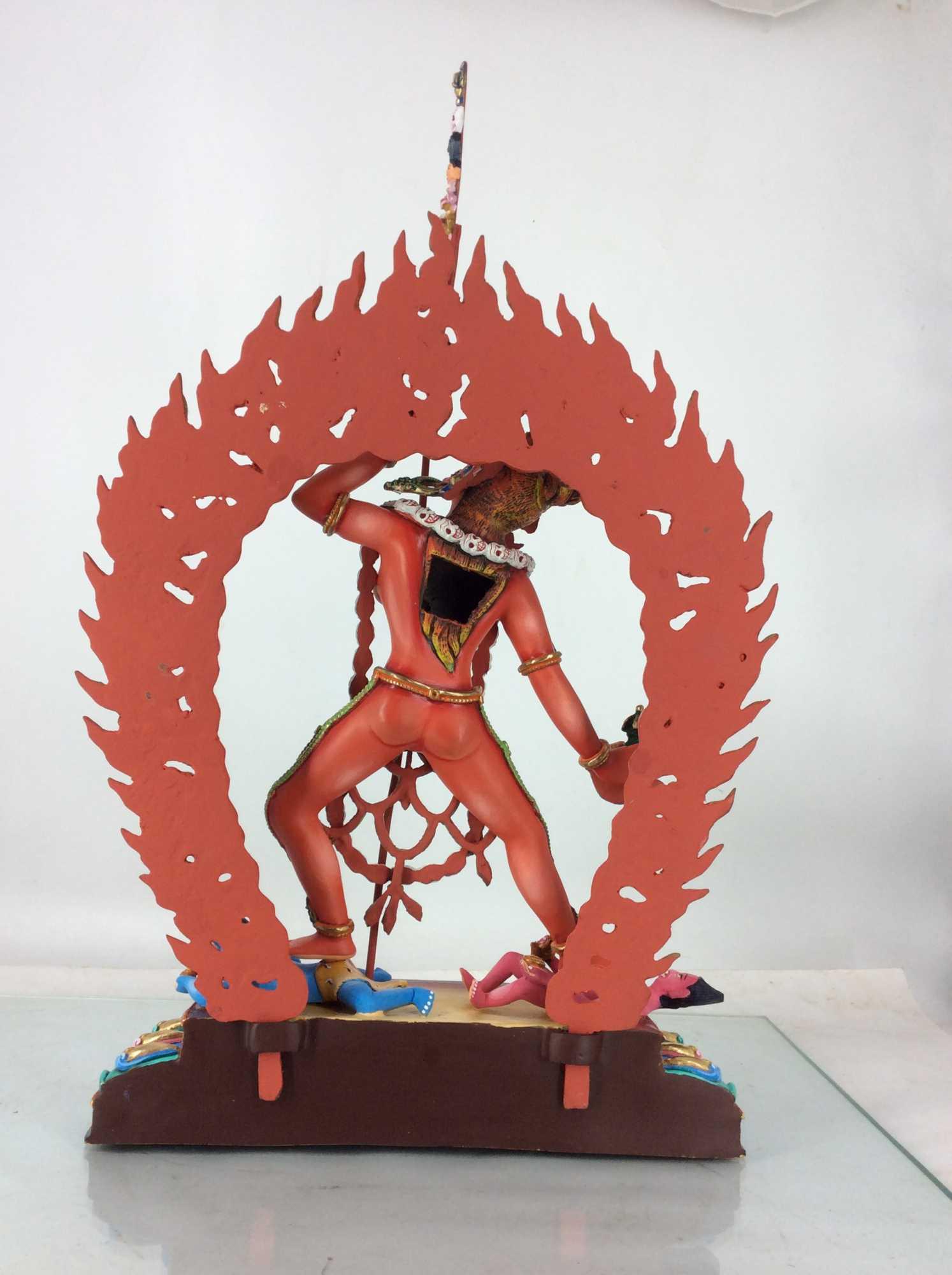 TÔN TƯỢNG DU GIÀ THÁNH NỮ DAKINI TÂY TẠNG 33CM