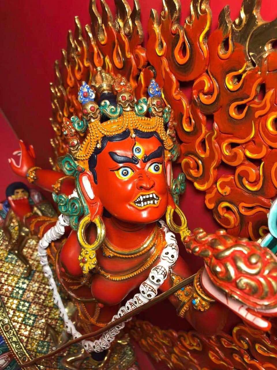 TÔN TƯỢNG DU GIÀ THÁNH NỮ DAKINI NEPAL CAO CẤP 50CM