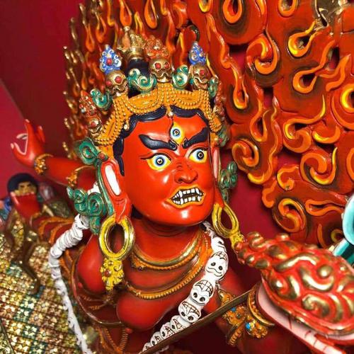 TÔN TƯỢNG DU GIÀ THÁNH NỮ DAKINI NEPAL CAO CẤP 50CM