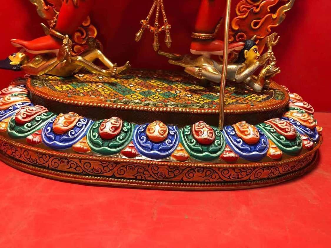 TÔN TƯỢNG DU GIÀ THÁNH NỮ DAKINI NEPAL CAO CẤP 50CM