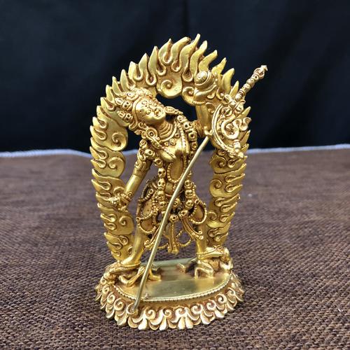 TÔN TƯỢNG DU GIÀ THÁNH NỮ DAKINI NEPAL MINI 10CM