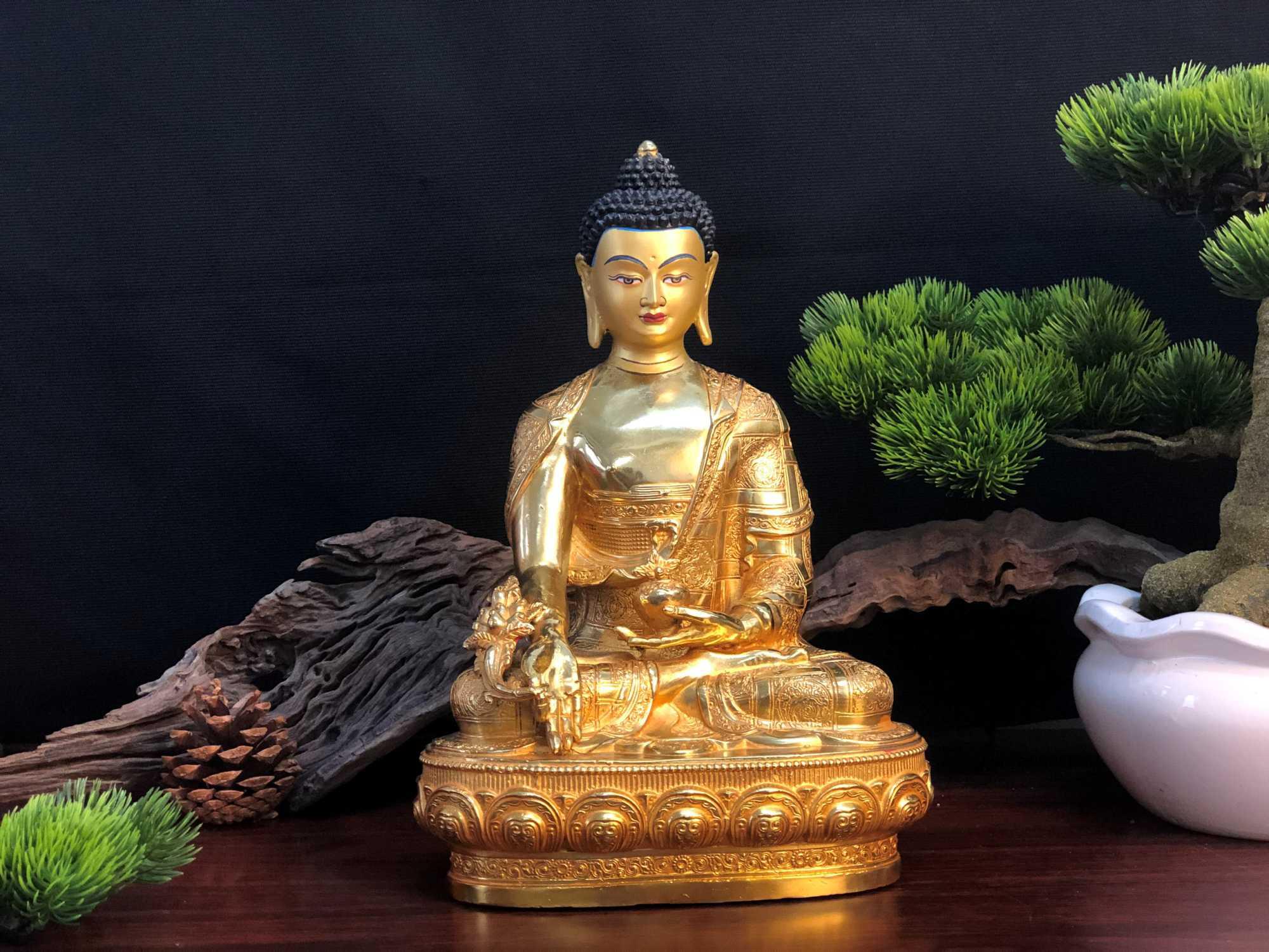 TÔN TƯỢNG ĐỨC PHẬT DƯỢC SƯ 33CM