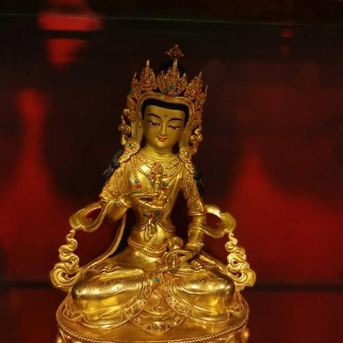 TÔN TƯỢNG NGÀI KIM CANG TÁT ĐOẢ CAO CẤP NEPAL 23CM