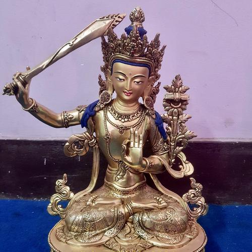 TÔN TƯỢNG VĂN THÙ NEPAL 35CM