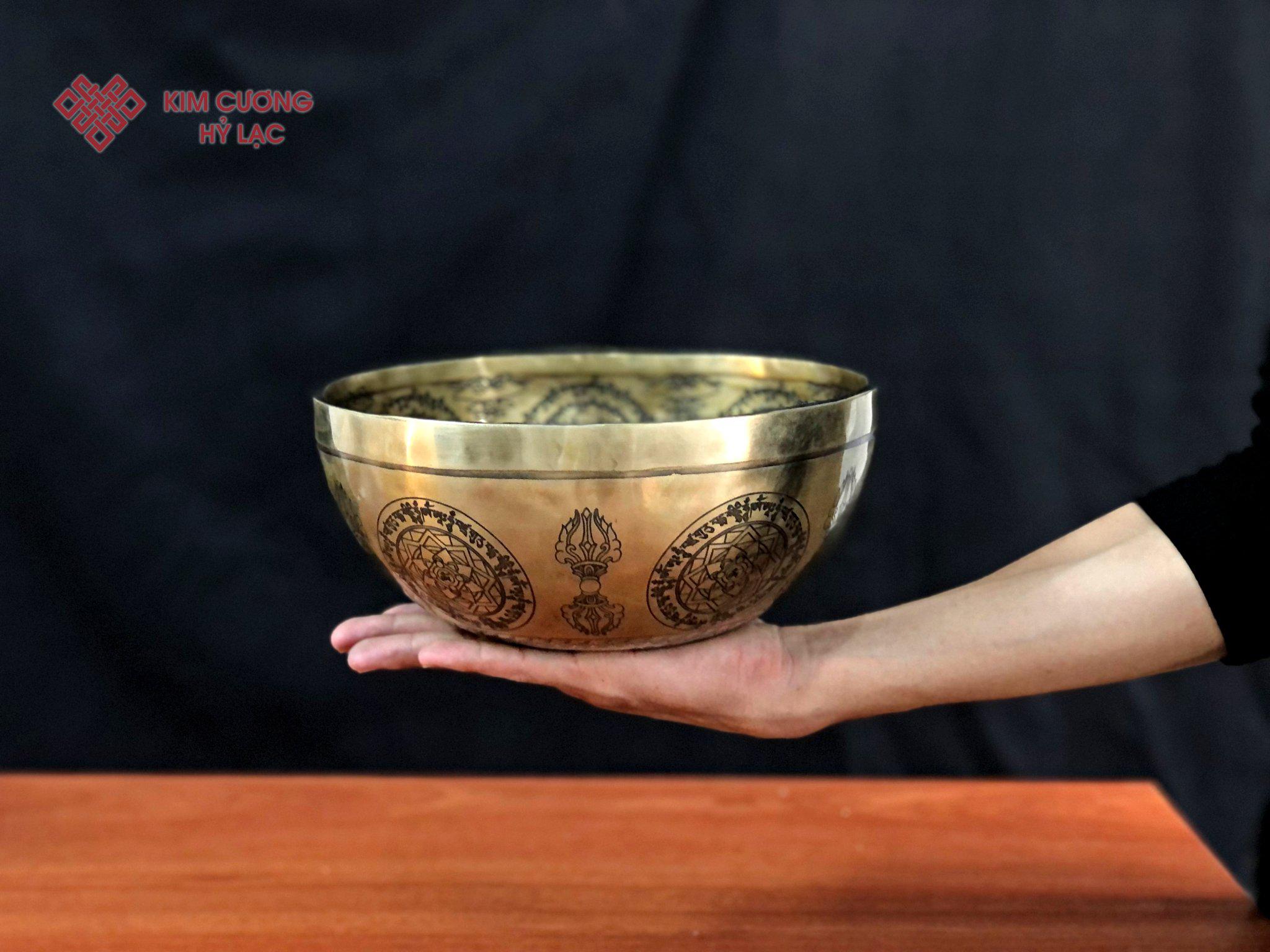 CHUÔNG XOAY TÂM A DI ĐÀ 23CM