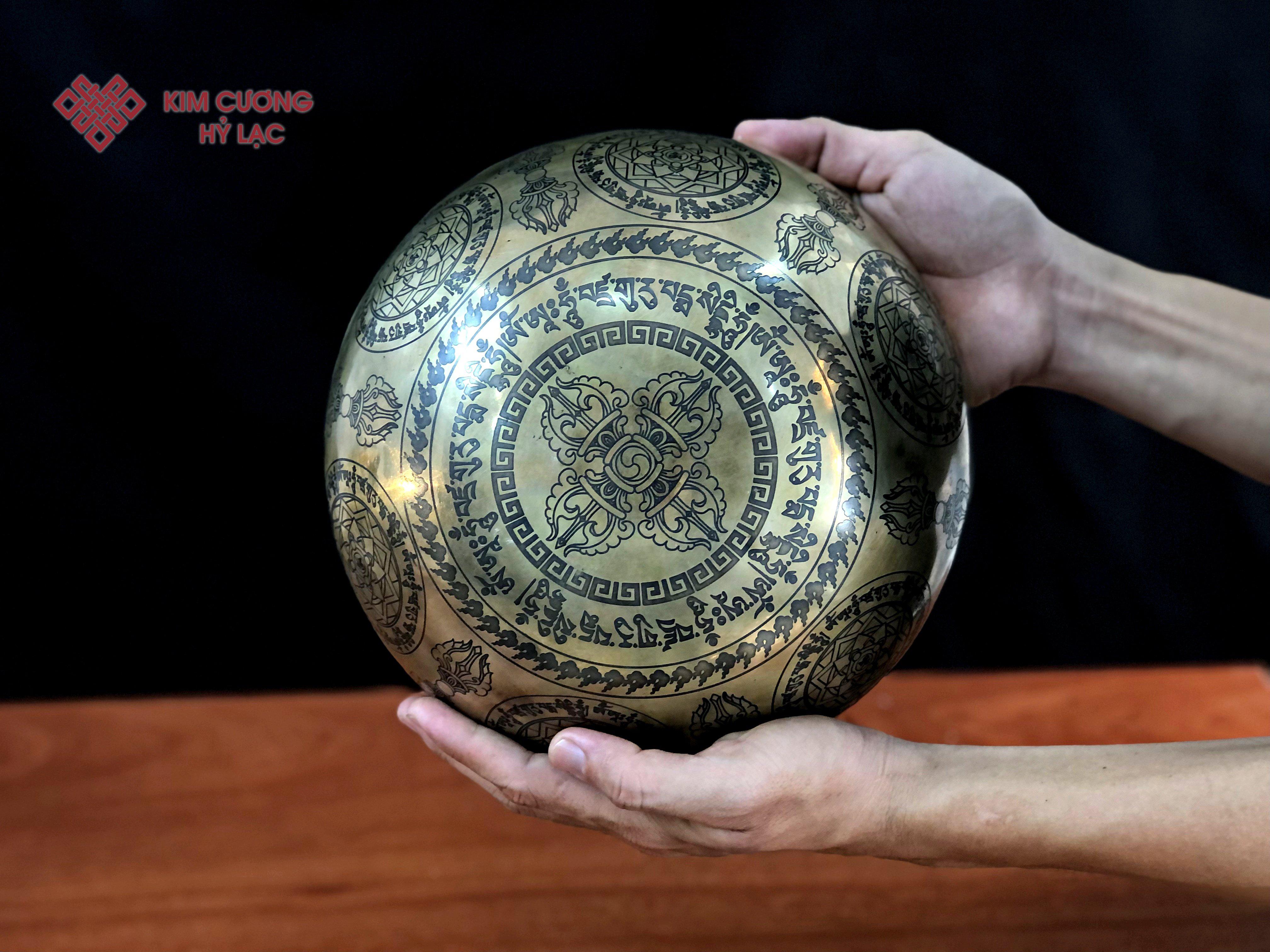 CHUÔNG XOAY TÂM A DI ĐÀ 23CM