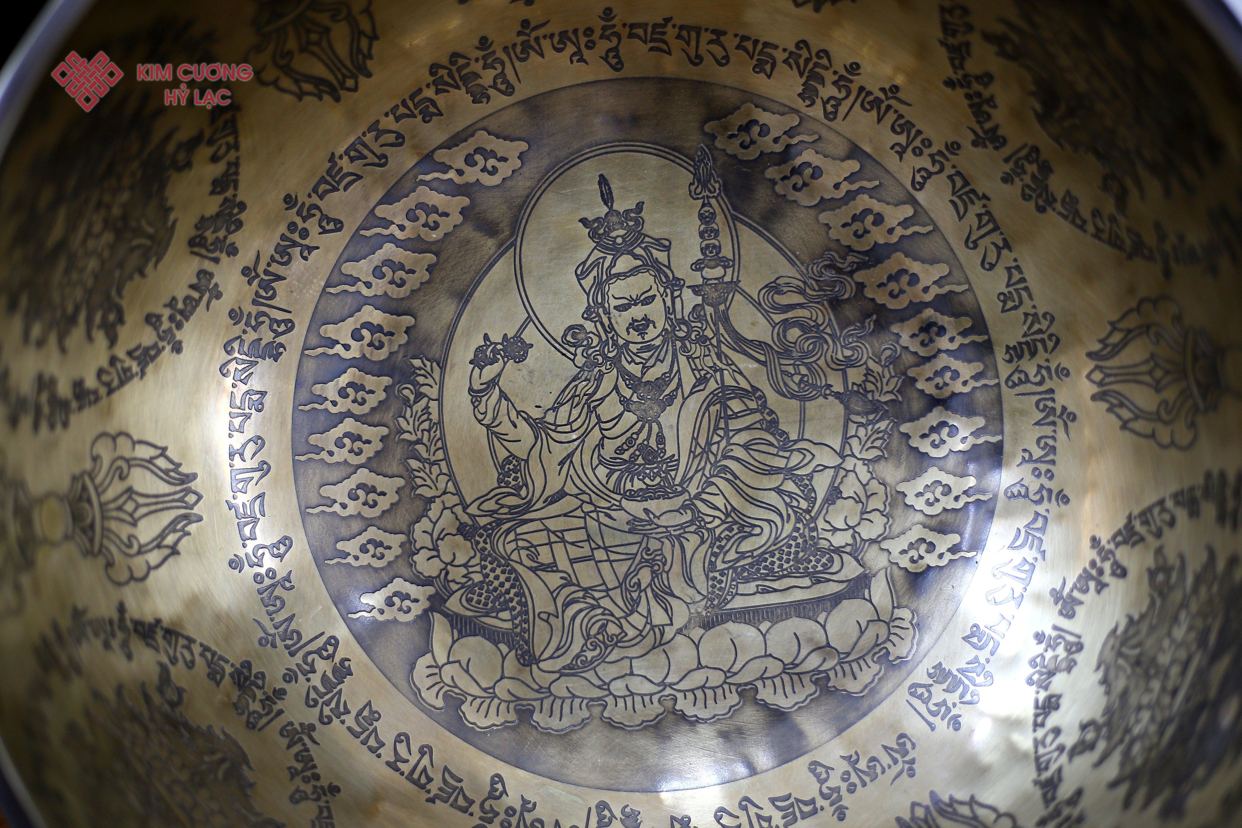 CHUÔNG XOAY TÂM LIÊN HOA SANH 29CM