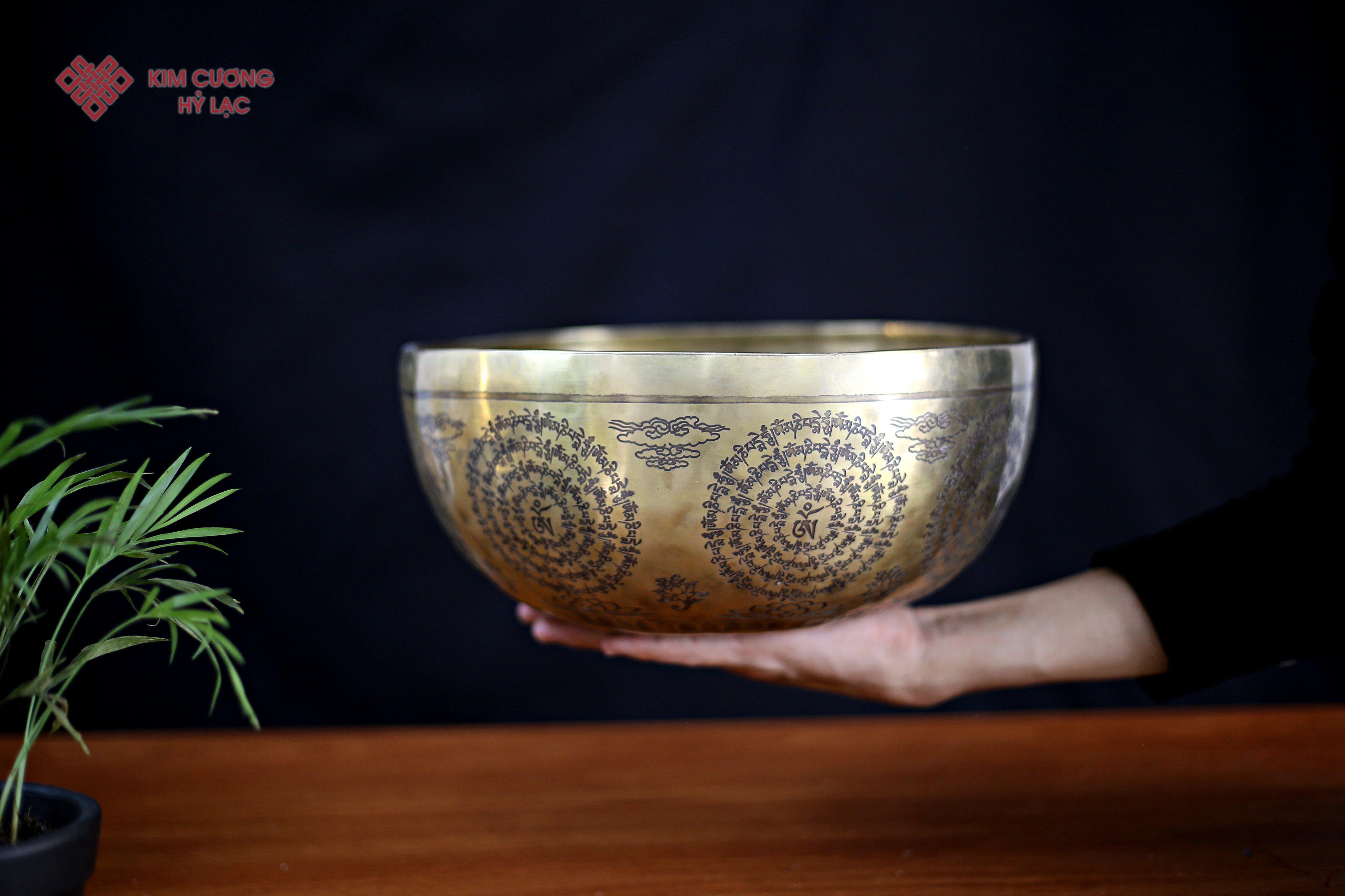 CHUÔNG XOAY TÂM LIÊN HOA SANH 29CM