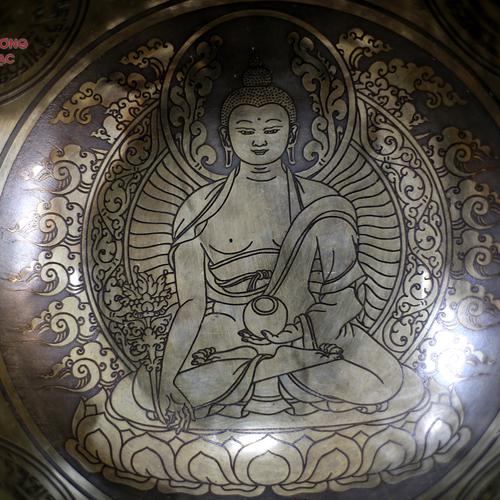 CHUÔNG XOAY TÂM DƯỢC SƯ 22CM