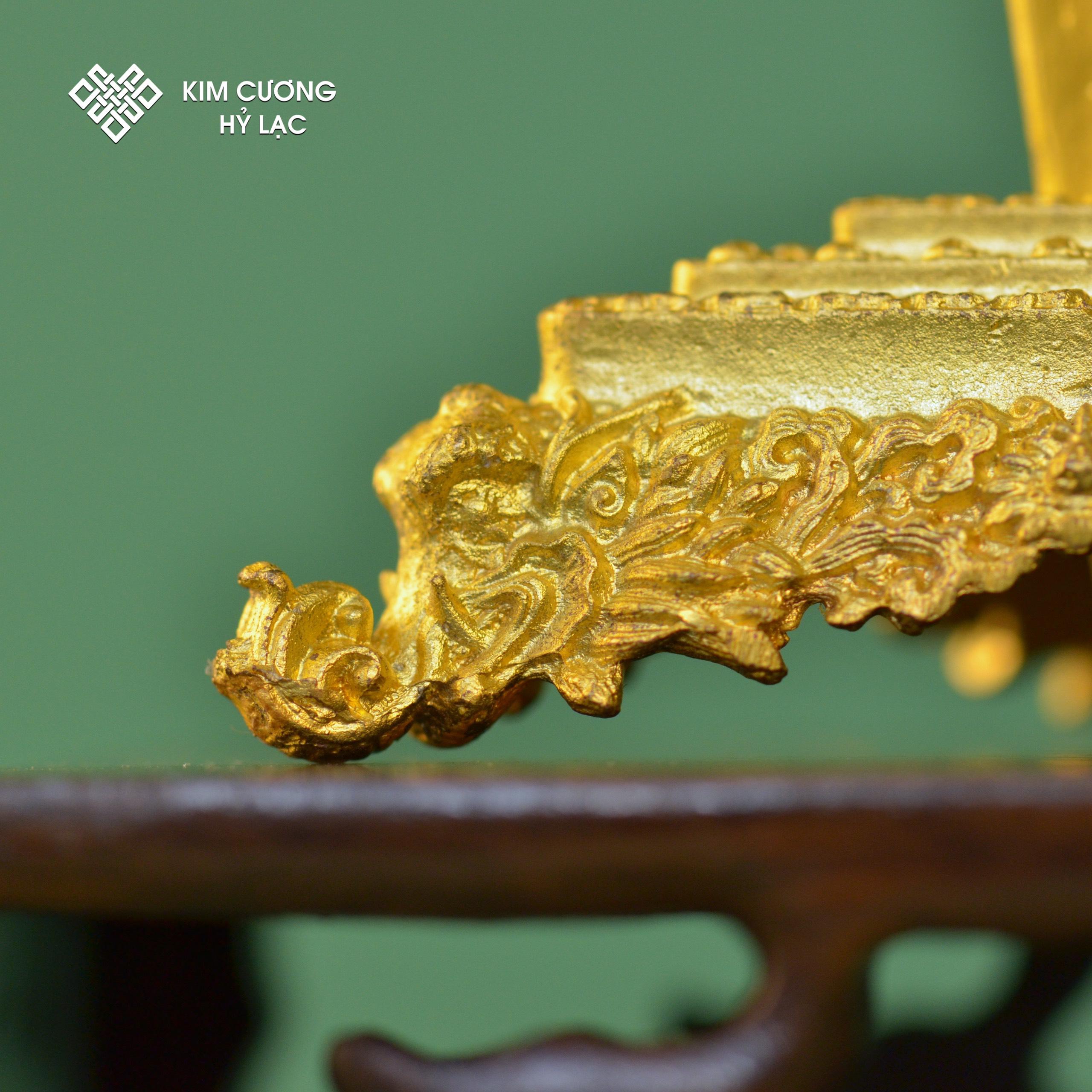 Dao phổ ba hợp kim mạ màu vàng/ màu đồng 22cm