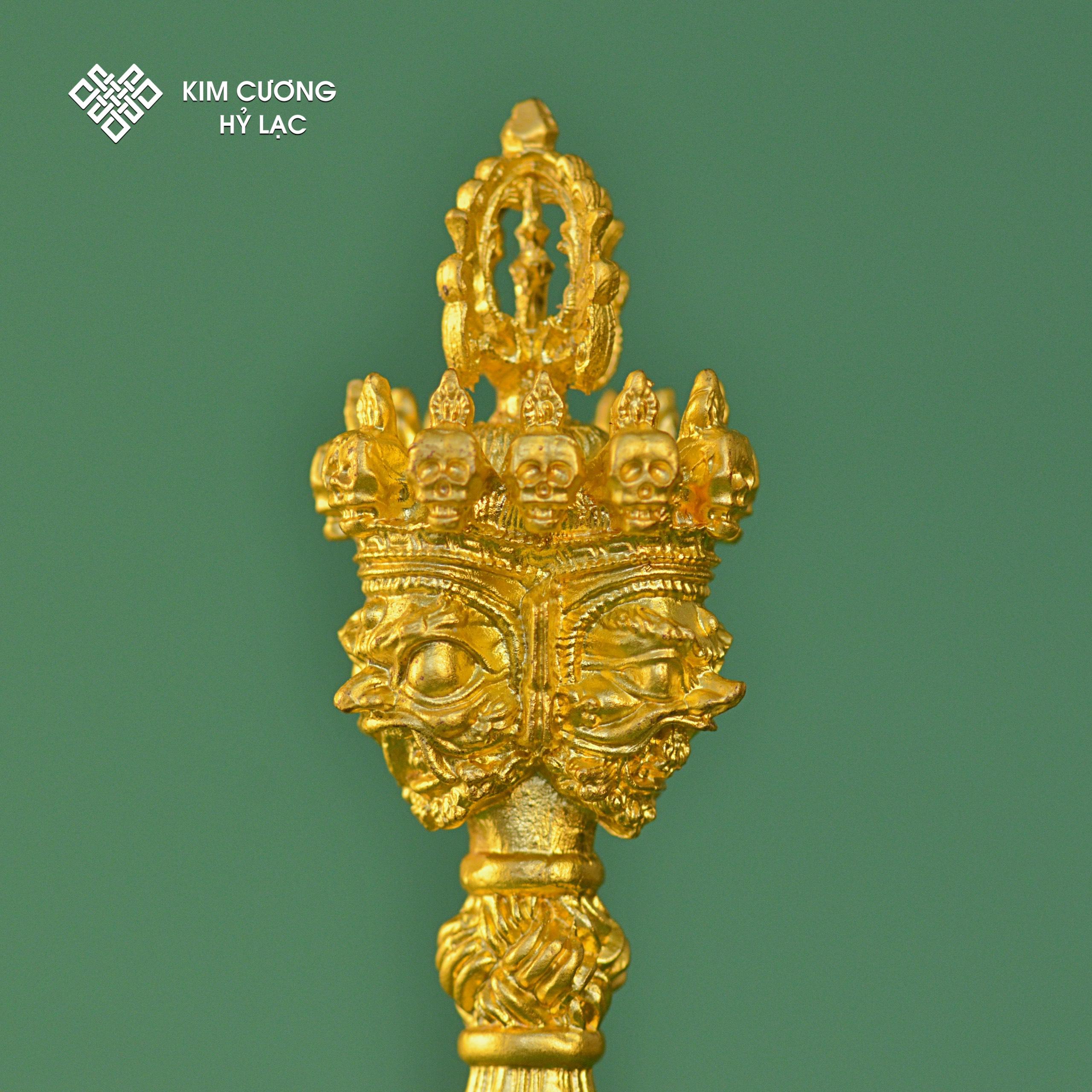 Dao phổ ba hợp kim mạ màu vàng/ màu đồng 22cm