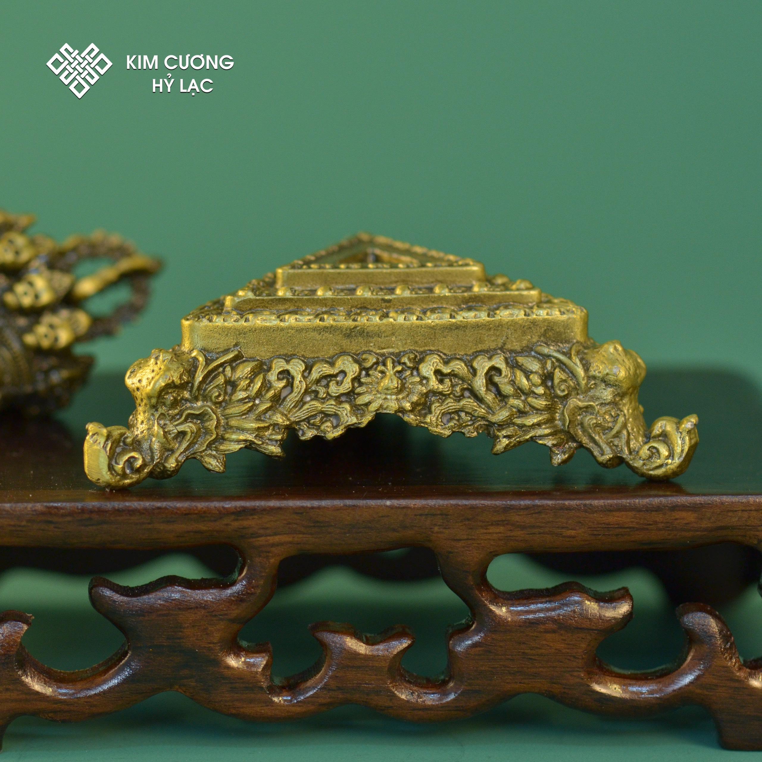 Dao phổ ba hợp kim mạ màu vàng/ màu đồng 22cm