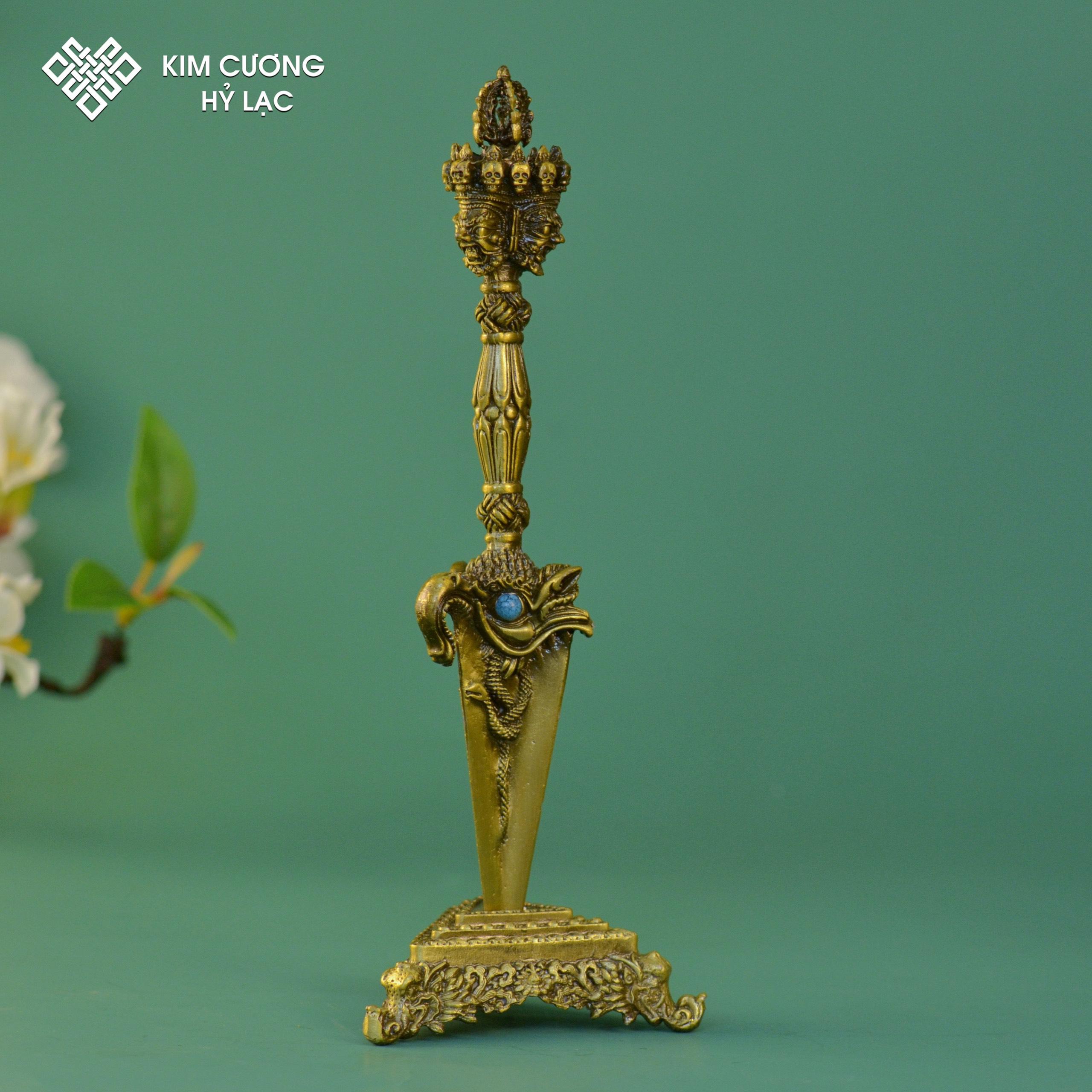 Dao phổ ba hợp kim mạ màu vàng/ màu đồng 22cm