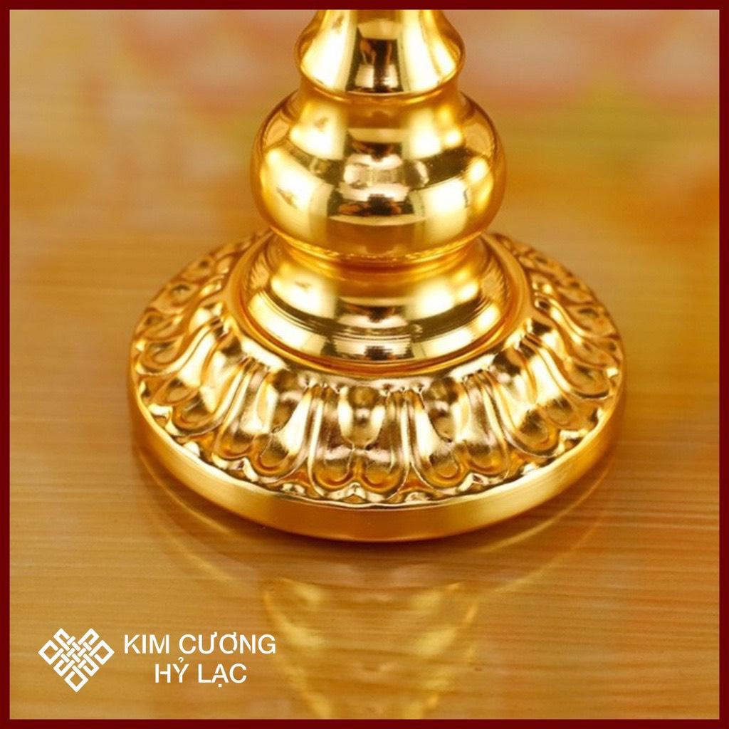 Chân đèn hoa sen đế hợp kim