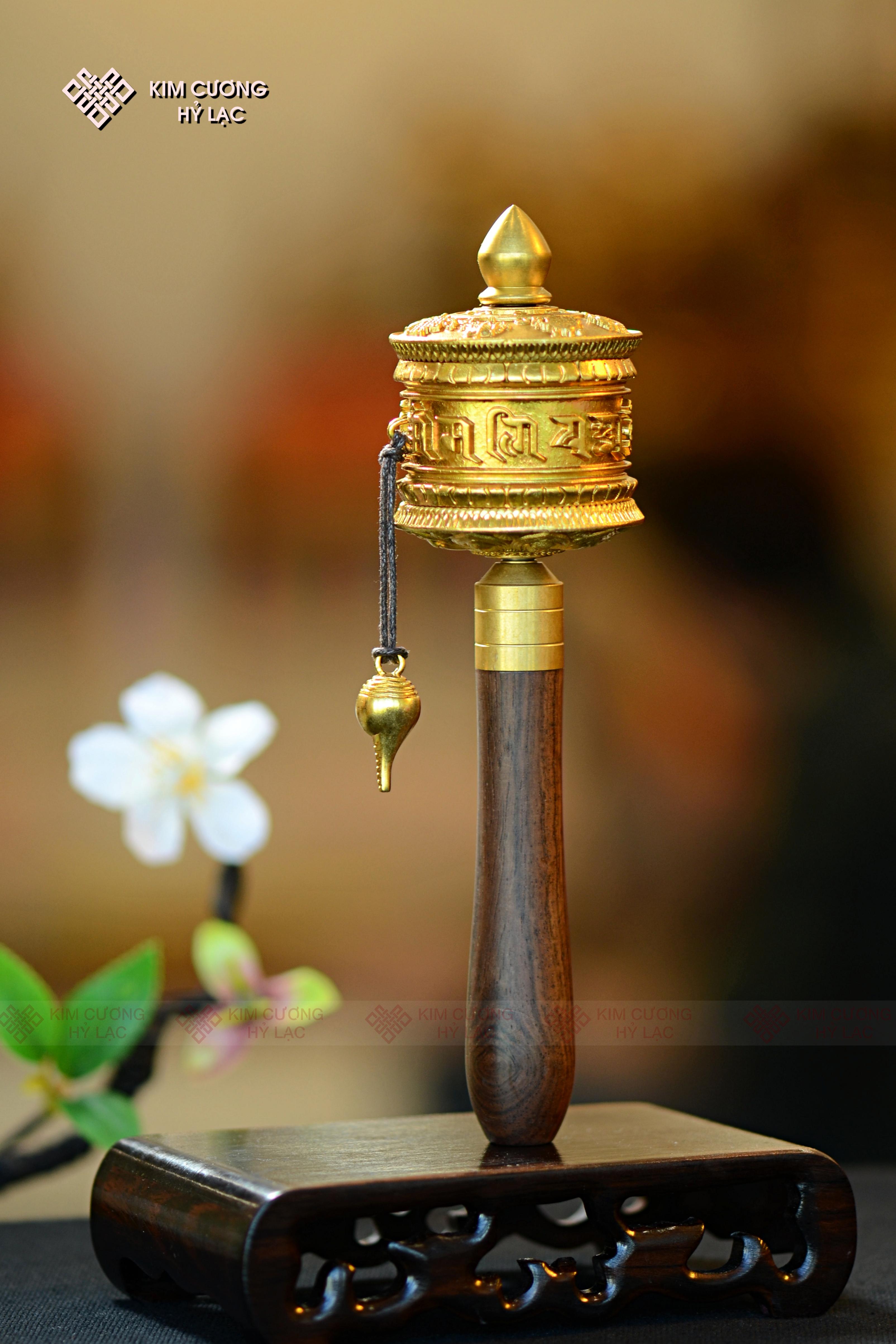 KINH LUÂN CẦM TAY BẰNG ĐỒNG – PHÁP KHÍ MẬT TÔNG NHỎ GỌN - KIM CƯƠNG HỶ LẠC