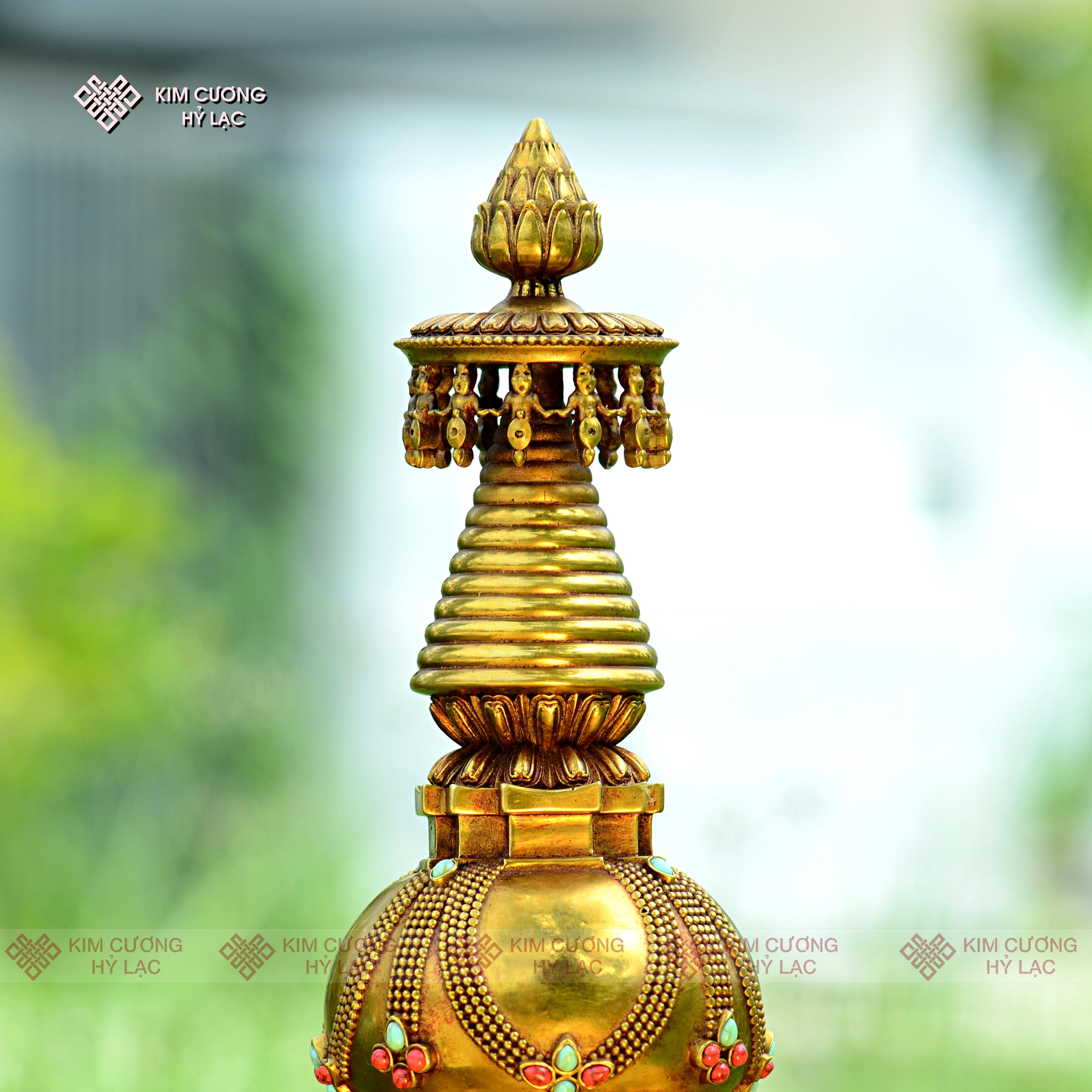Bảo tháp đồng 20-30cm