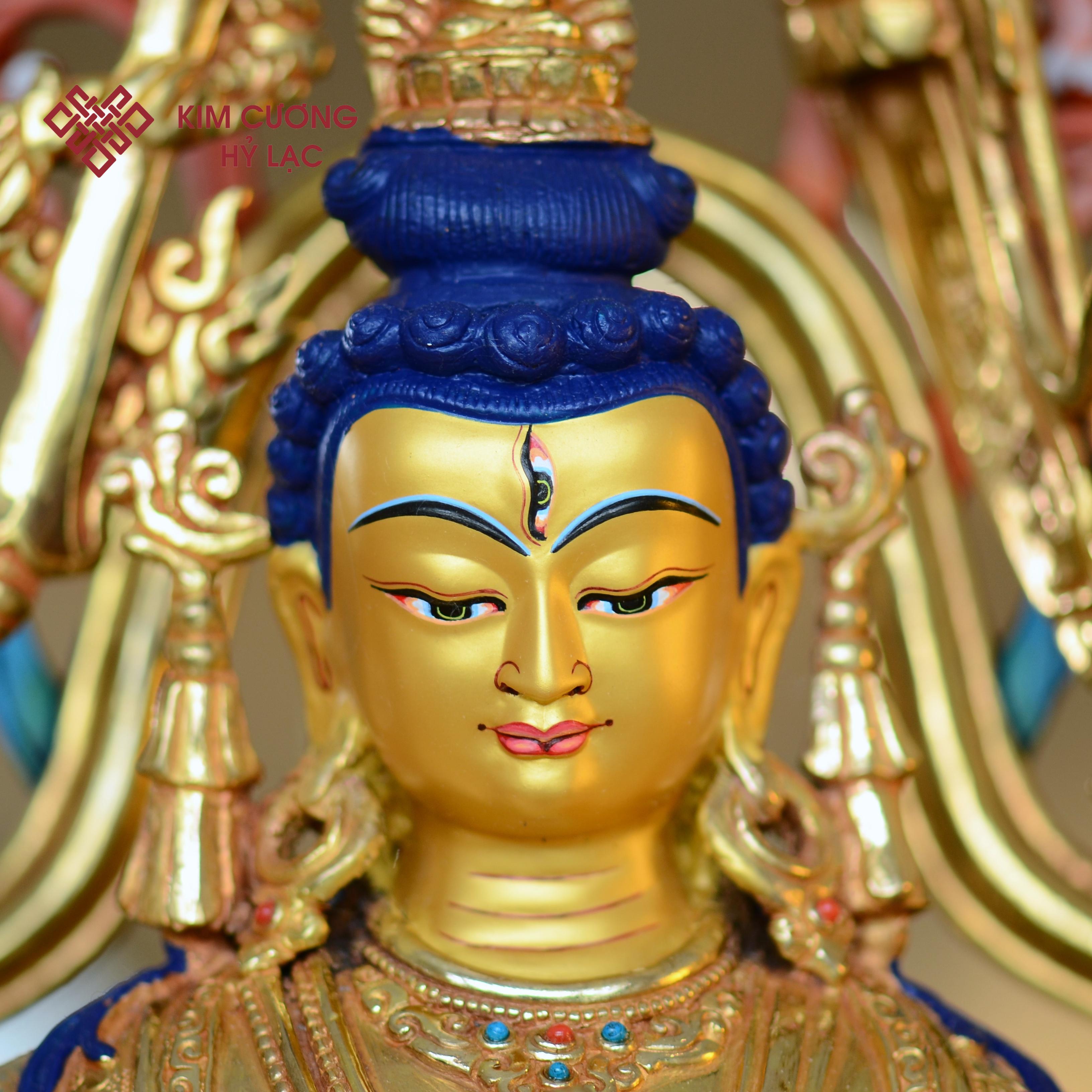 TÔN TƯỢNG CHUẨN ĐỀ HÀO QUANG MÀU 41CM