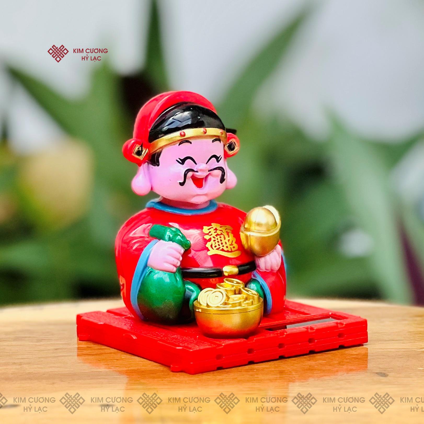 TÔN TƯỢNG THẦN TÀI GẬT GÙ 8CM