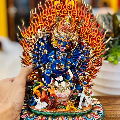 TT YAMANTAKA NEPAL ĐỒNG VẼ MÀU 28CM