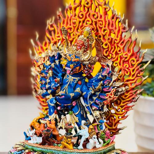 TT YAMANTAKA NEPAL ĐỒNG VẼ MÀU 28CM
