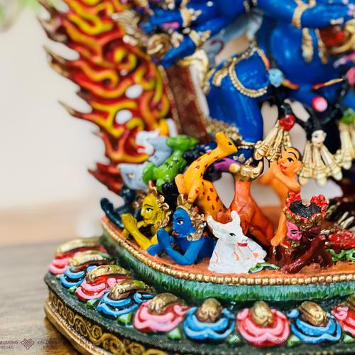 TT YAMANTAKA NEPAL ĐỒNG VẼ MÀU 28CM
