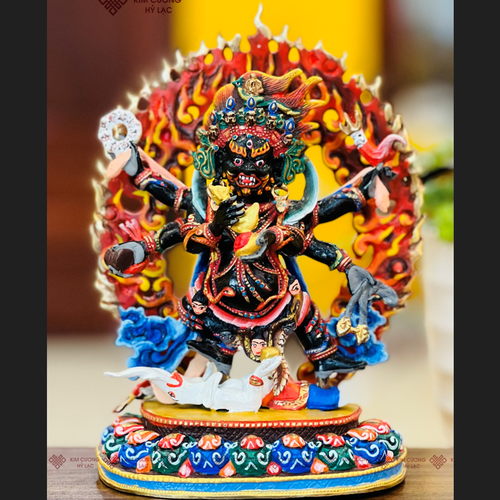 TT YAMANTAKA NEPAL ĐỒNG VẼ MÀU 21CM