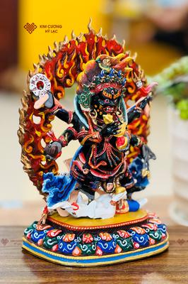 TT YAMANTAKA NEPAL ĐỒNG VẼ MÀU 21CM