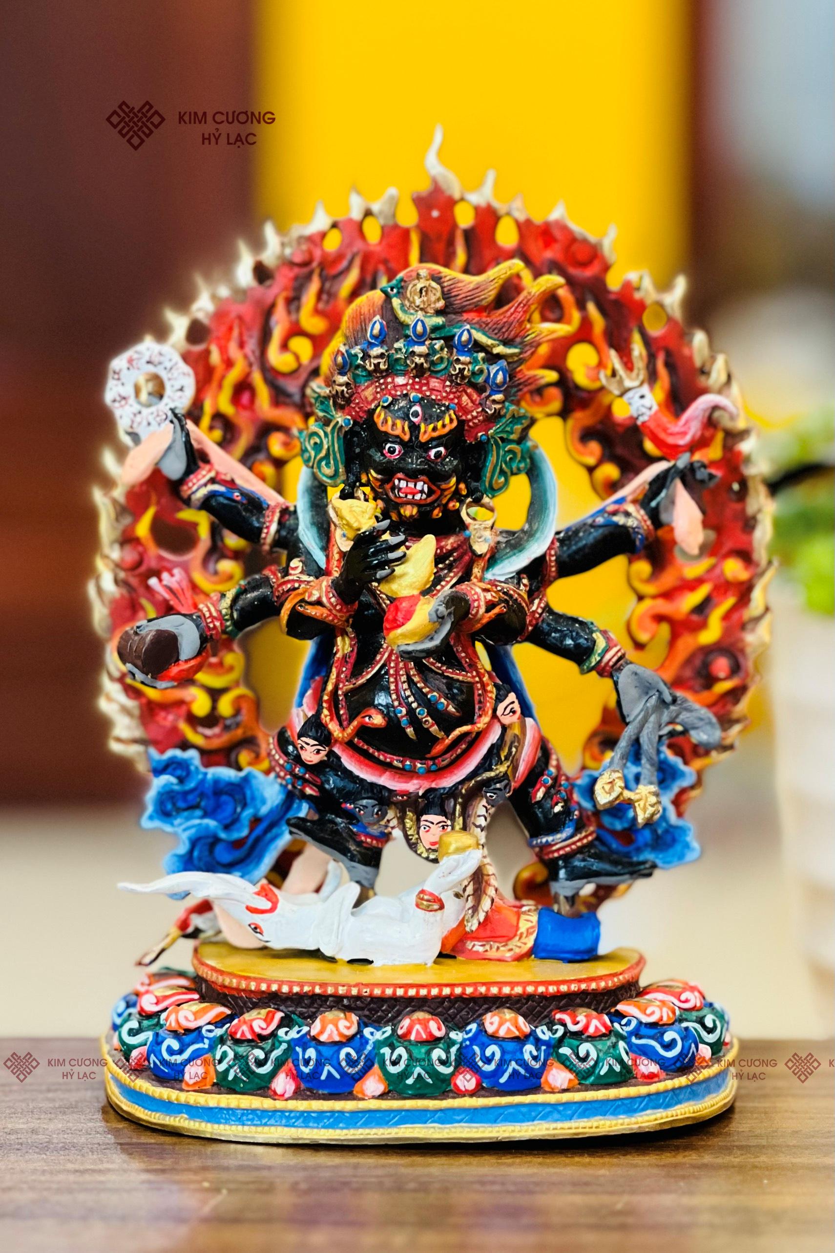 TT YAMANTAKA NEPAL ĐỒNG VẼ MÀU 21CM