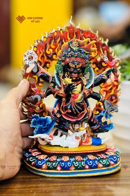 TT YAMANTAKA NEPAL ĐỒNG VẼ MÀU 21CM