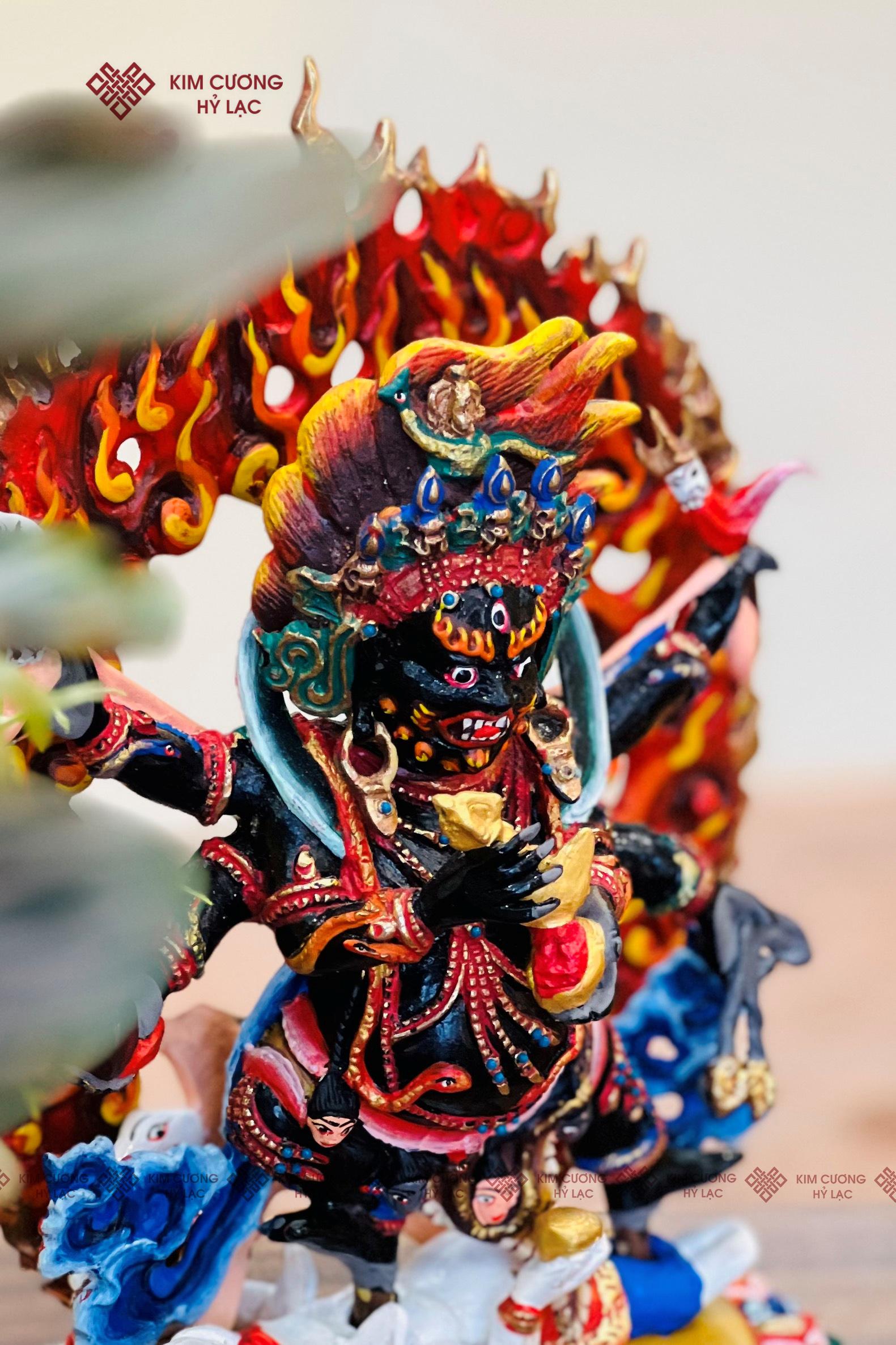 TT YAMANTAKA NEPAL ĐỒNG VẼ MÀU 21CM