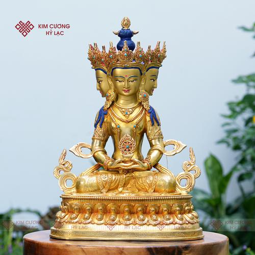 TÔN TƯỢNG ĐẠI NHẬT NHƯ LAI NEPAL 33CM